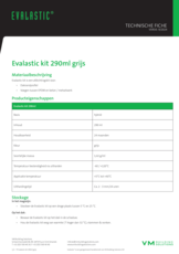 Evalastic EPDM kit grijs - TF